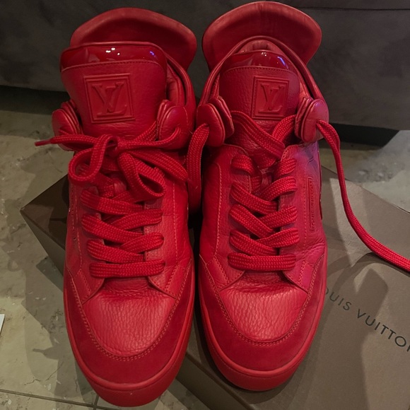 Louis Vuitton x Kanye West Dons Red LV 7 1/2 - Picture 1 of 11